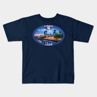 London Canada Travel Kids T-Shirt